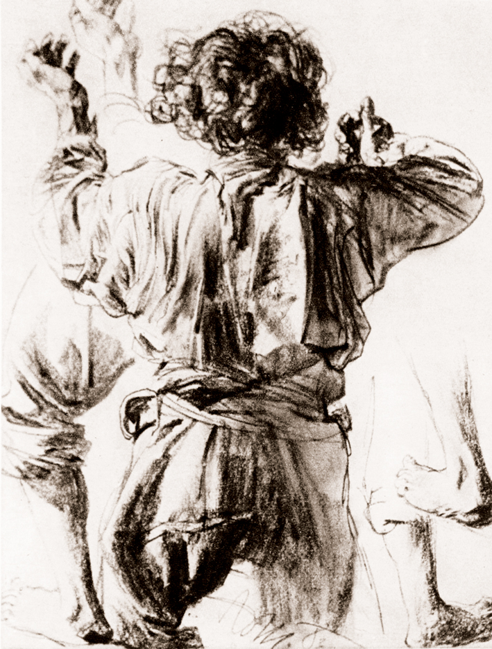  Adolpyh Von Menzel —— 乞丐背影